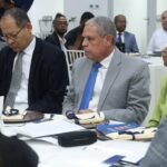 Periodistas asistentes al encuentro con la ministra de la Mujer y su equipo de colaboradores.